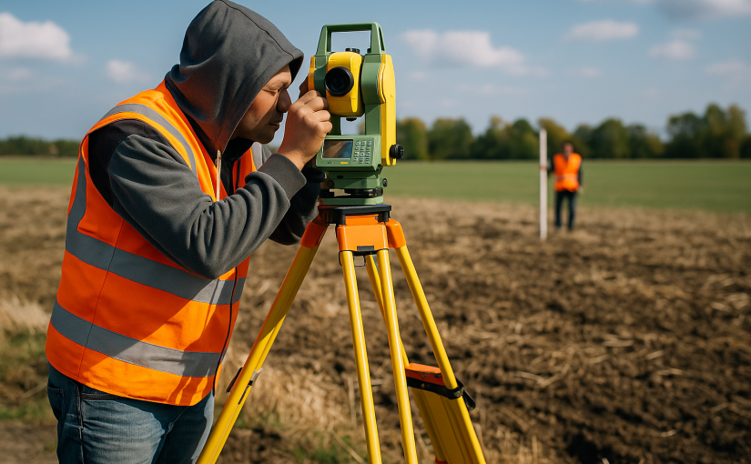 Inżynier geodeta podczas budowy – {kiedy jego pomoc jest niezbędna